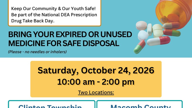 DEA Drug Take Back flyer 10-24-26