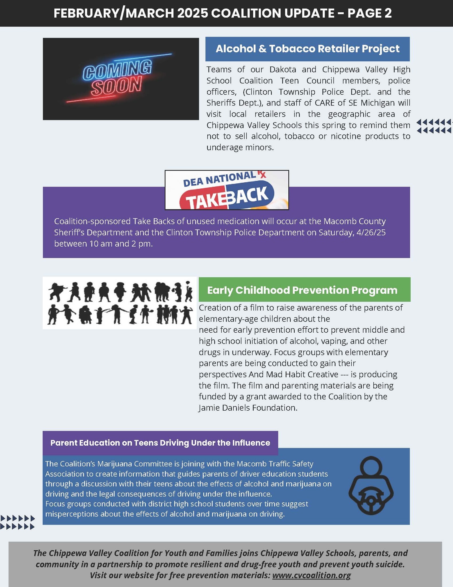 Coalition Update Feb/Mar 2025 Page 2